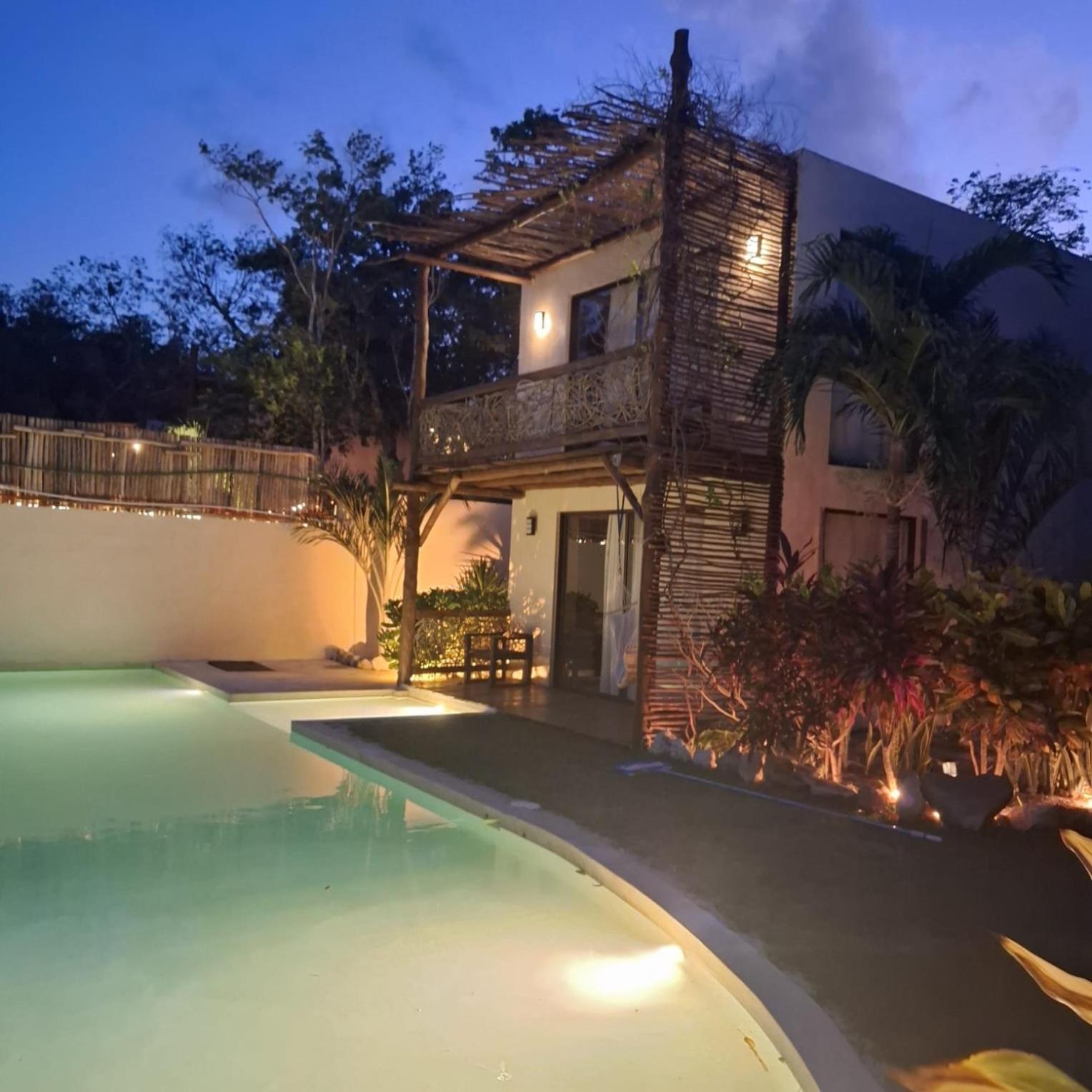 Villa Ahal, Chemuyil Buitenkant foto